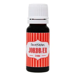 Sweet Kitchen Livsmedelsarom, jordgubbs-arom 10 ml – baka och gör godis med smak av jordgubbe