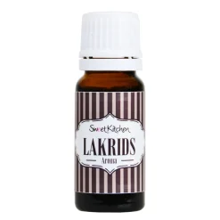 Sweet Kitchen Livsmedelsarom, lakritsarom 10 ml – baka och gör godis med smak av lakrits