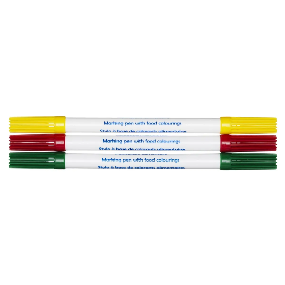 Panduro Hobby Livsmedelspenna Xmas Twin tip 3-pack, juliga färger till dina bakverk