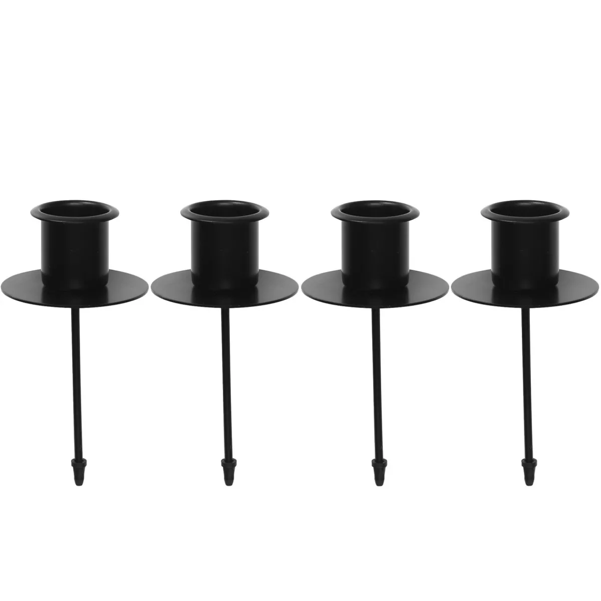Panduro Hobby Ljushållare på 4 cm stift, för stearinljus Ø22 mm. Förpackning med 4 st.