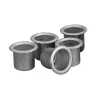 Panduro Hobby Ljushylsor, tennfärgade. Ø13 mm, H.10 mm (julgransljus), tillverkade av aluminium | Ljus Tillbehör