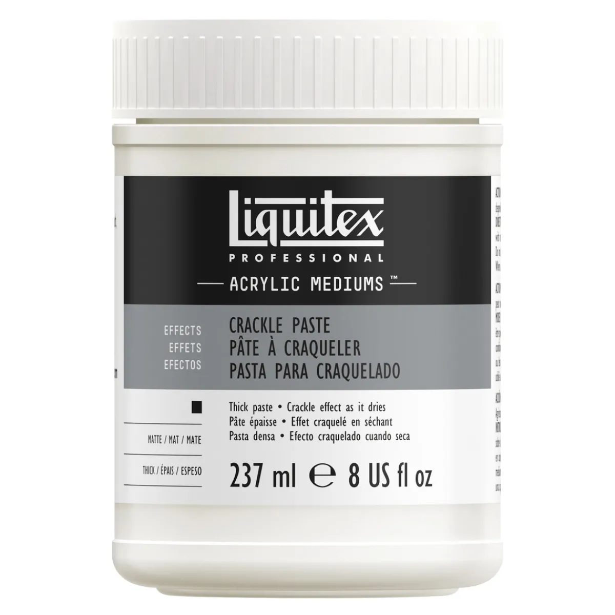 Liquitex LX Crackle Paste medium 237ml | Målarmedier