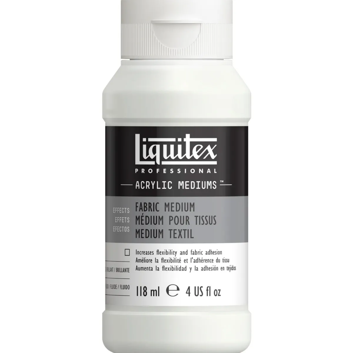 Liquitex LX Fabric Medium 118 ml | Målarmedier