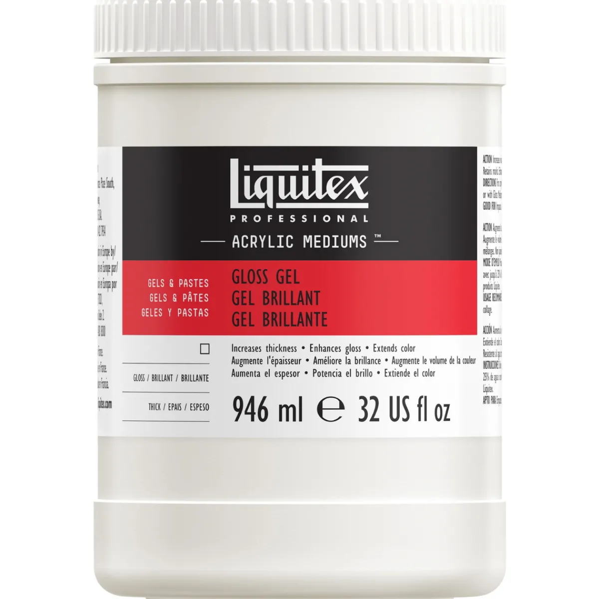 Liquitex LX Gloss Gel Medium 946 ml