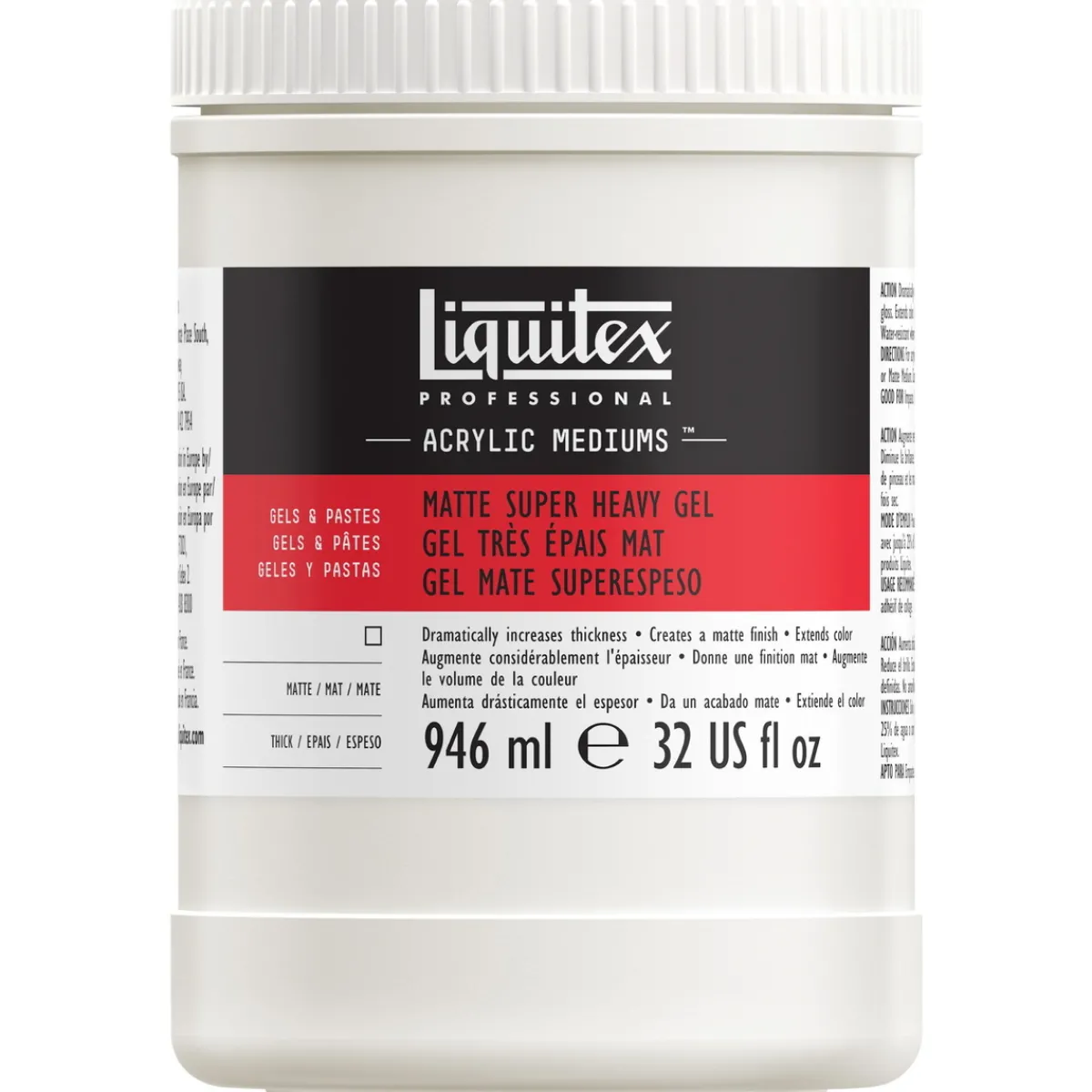Liquitex LX Matt Super Heavy Gel 946 ml