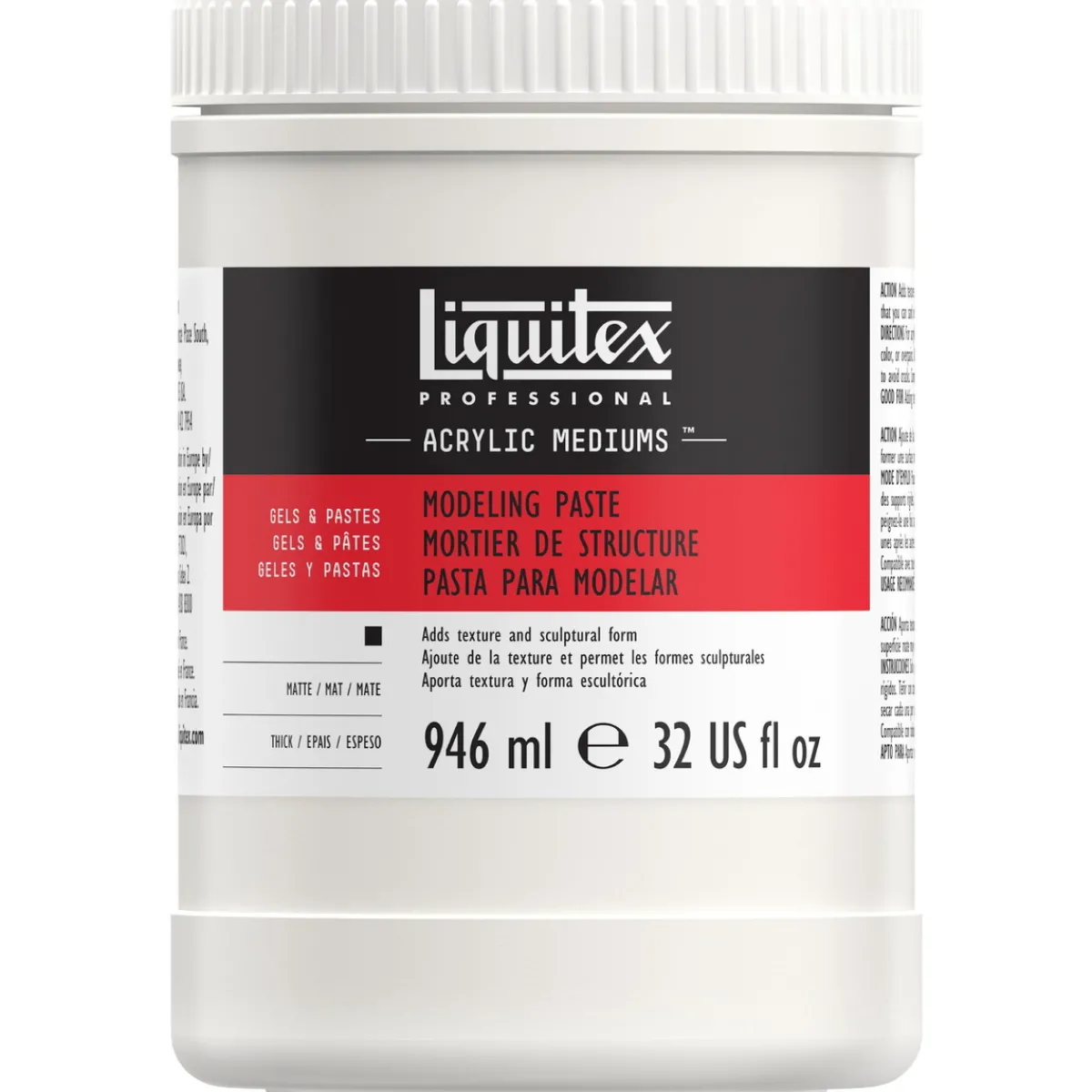 Liquitex LX Modeling Paste 946 ml | Målarmedier