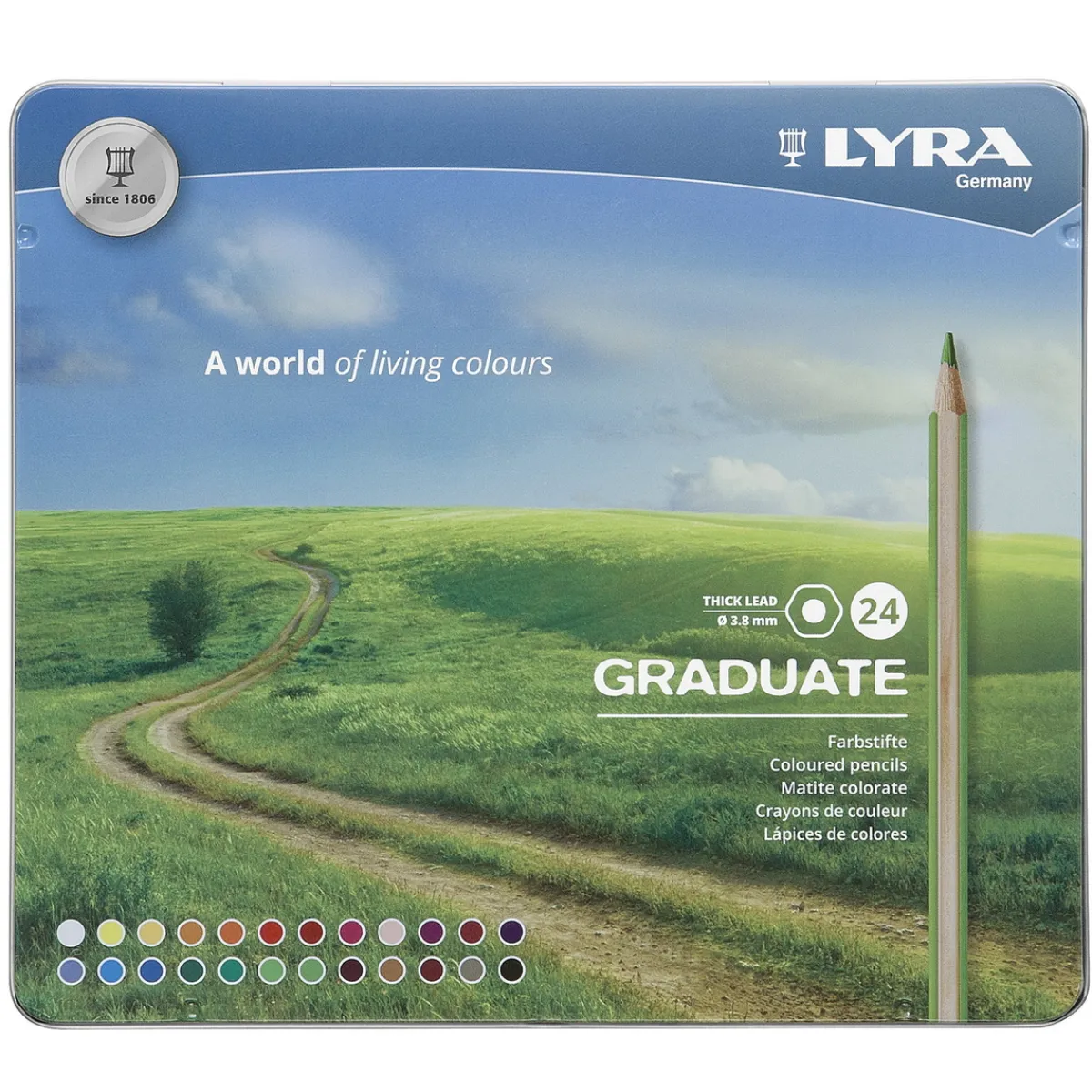 Lyra Graduate Färgpennor 24p | Barn Barnpennor