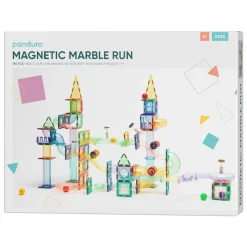 Panduro Hobby Magnetic Tiles Mega Marble Run 190 – bygg en enastående stor magnetisk kulbana! | Barn Magnetleksaker