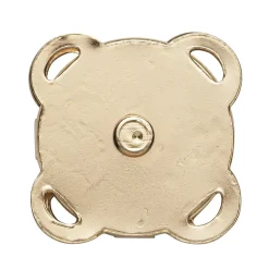 Panduro Hobby Magnetlås av metall, guldfärgat, 2×2 cm | Väsktillbehör