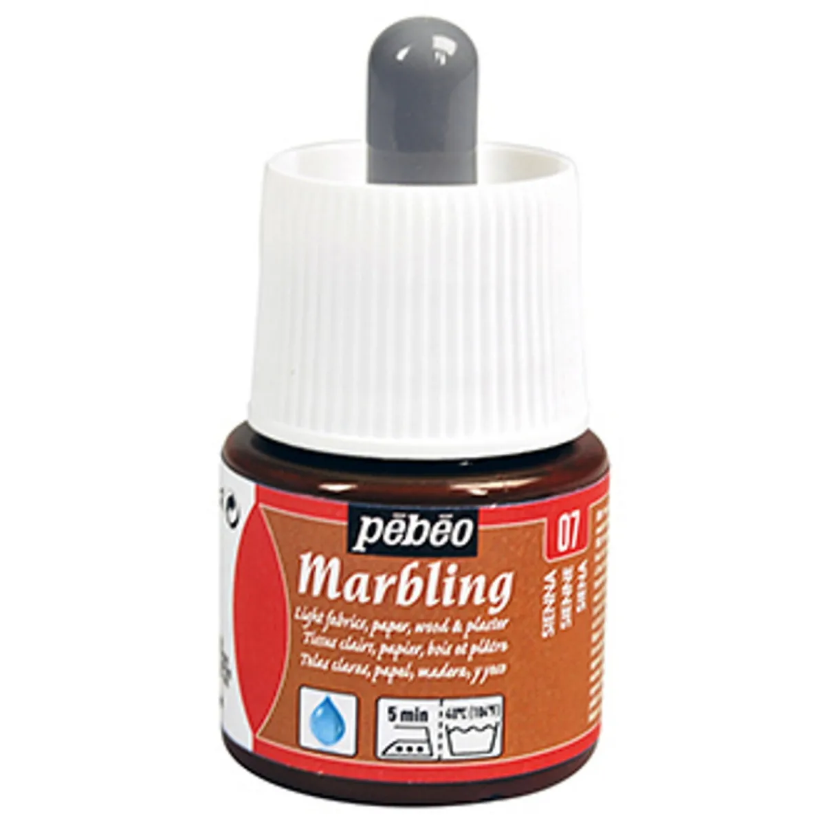 Pebeo Marmoreringsfärg sienna | Marmoreringsfärger