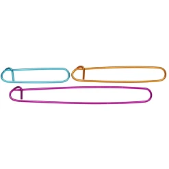 Pony yarn accessories Maskhållare av metall, 8 / 11,5 / 17 cm, 3-pack | Garntillbehör