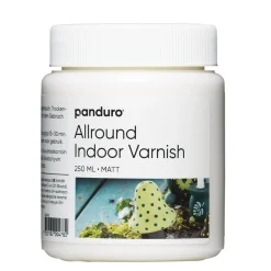 Panduro Hobby Matt allround-lack för inomhusbruk, vattenbaserad, 250 ml | Inomhuslack