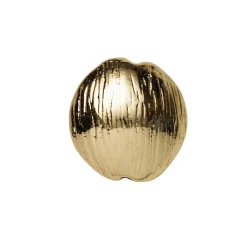 Panduro Jewellery Mellandel för smyckestillverkning, 1 st. guldfärgad cirkel Ø15 mm, djup 8 mm, hål 1,5 mm