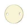 Panduro Jewellery Mellandel rund bricka, guldfärgad Ø12 mm | Metall