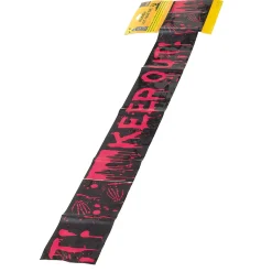 Panduro Hobby 6 meter långt plastband med texten "keep out" och blodiga detaljer. Bra att ha till halloween! | Övrigt