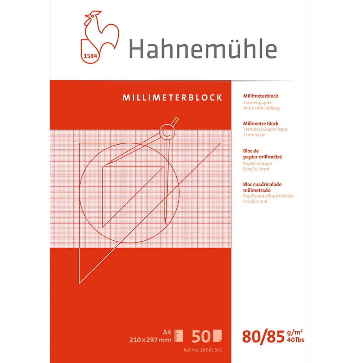 Hahnemühle Millimeterblock A4 50 blad | Block