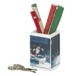 Panduro Hobby Miniatyrkit box med julpapper – 50 mm hög