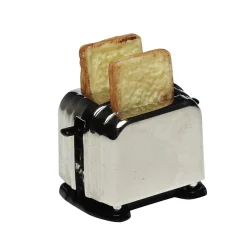 Panduro Hobby Miniatyrkit brödrost av metall, 2×2×1,5 cm | Dekorera