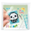 Barn Pixel Hobby Mini-kit pixelhobby dödskalle – med nyckelring 30×40 mm & 3×144 pixlar
