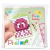 Pixel Hobby Mini-kit pixelhobby manet – med nyckelring 30×40 mm & 3×144 pixlar | Barn Diy-Kit