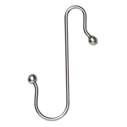 Panduro Hobby Mini S-krokar av metall med kulformat ornament 40 st. Längd 35 mm