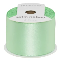 Panduro Hobby Mintgrönt satinband – 40 mm brett och 8 meter långt