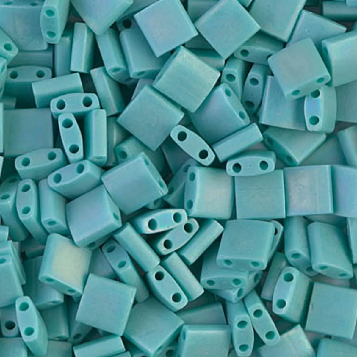 MIYUKI Tila matt turkosgr 10g – TL0412FR Opaque Turquoise Green Matted AB
