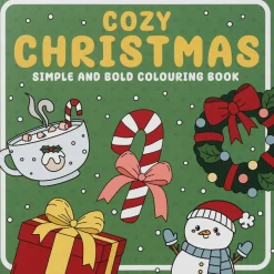 Panduro Hobby Målarbok Cozy Xmas, 20×20 cm, 24 motiv med massor av julmys! | Barn Målar- & Pysselböcker
