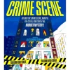 Oklassificerat Målarbok Crime Scene, färglägg motiven & lös 35 brott! ENGELSK TEXT