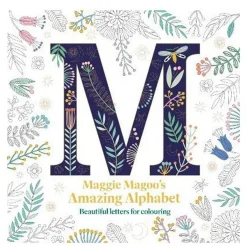 Oklassificerat Målarbok Maggie Magoo Amazing Alphabet, 25×25 cm, 80 sidor