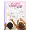 Barn Panduro Hobby Målarbok Mega-poster Enhörningar! A4-bok som blir en 59×84 cm stor plansch