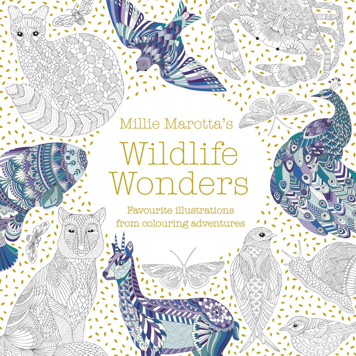 Oklassificerat Målarbok - Wildlife Wonders | Målarböcker För Vuxna
