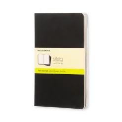 Moleskine ML Cahier Large Plain svart | Notebooks