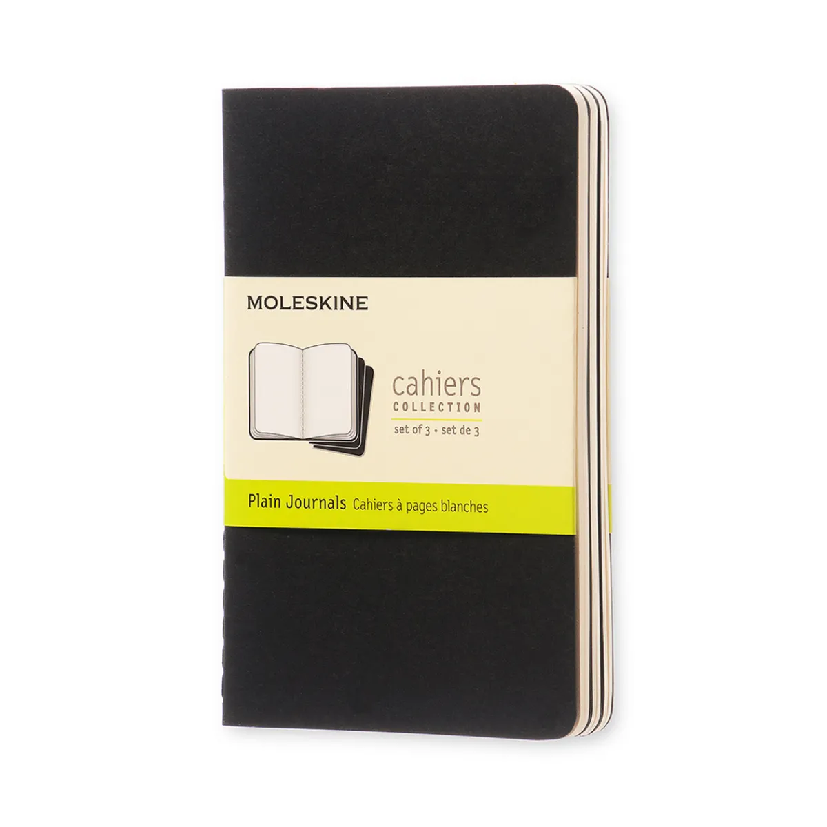 Moleskine ML Cahier Pocket plain sv. 3p