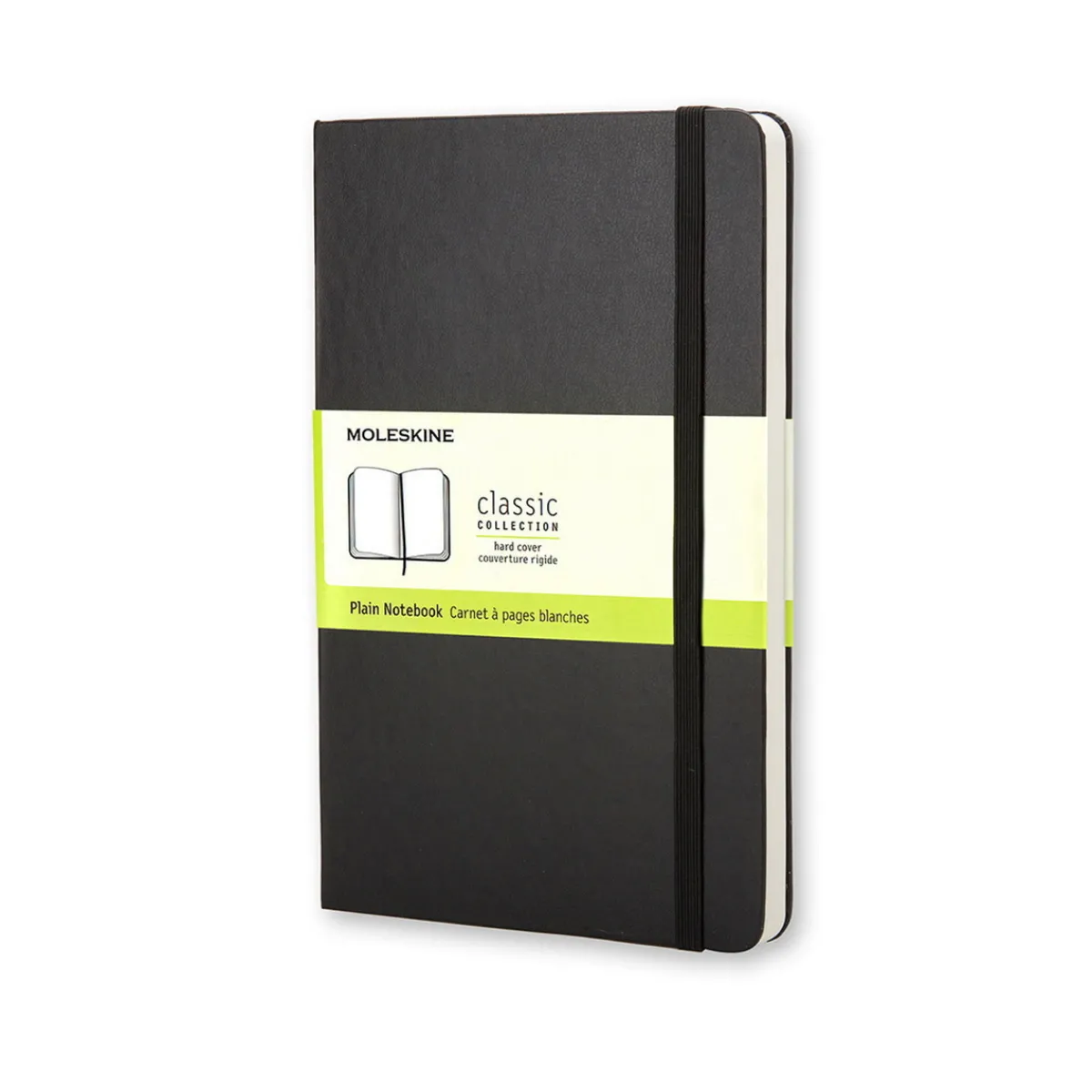 Moleskine Classic Notebook Pocket (9×14 cm), svart hård pärm – 192 olinjerade sidor