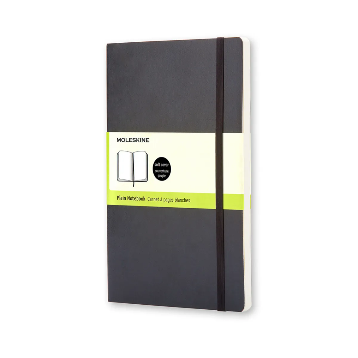 Moleskine Soft L Plain svart