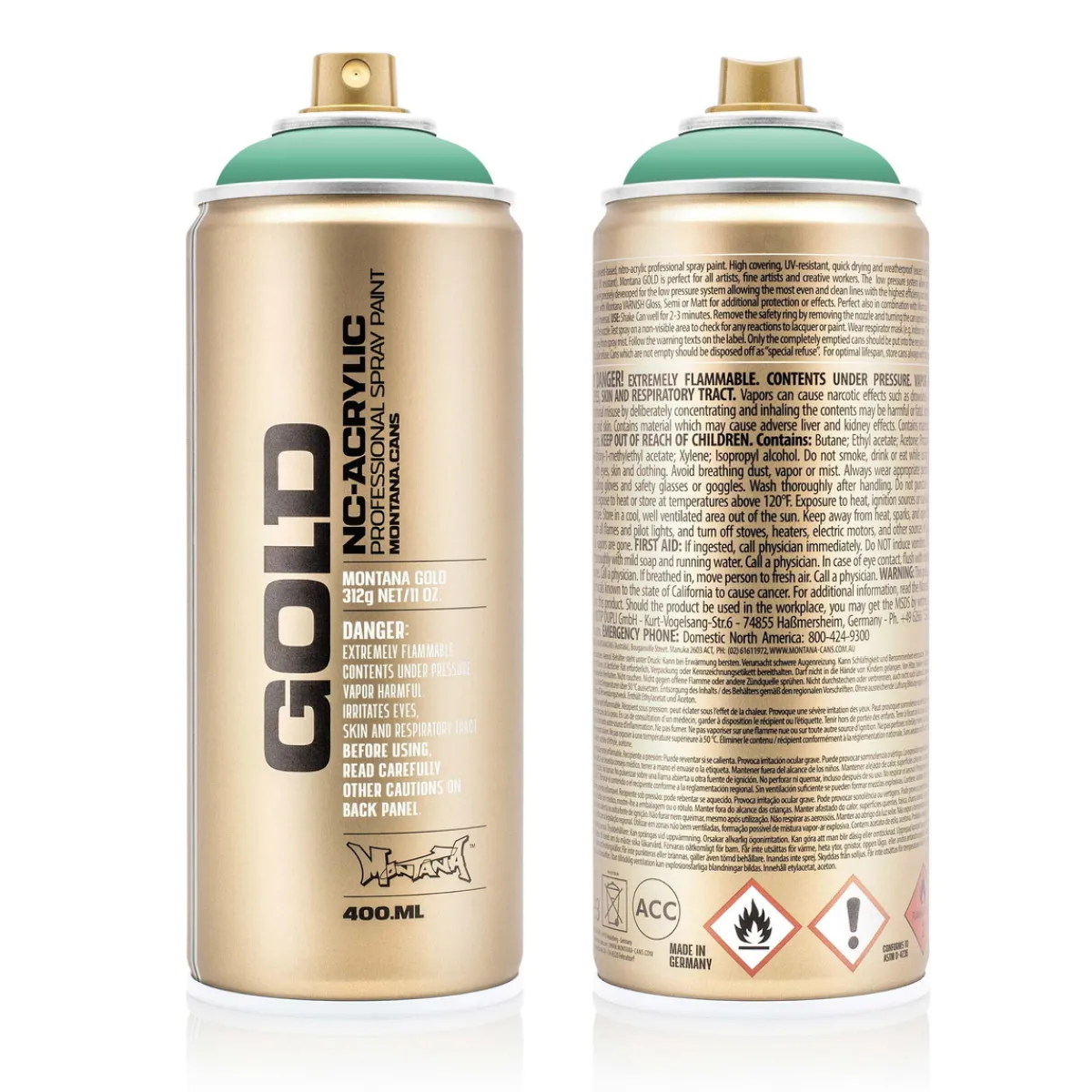 MONTANA Gold sprayfärg 400 ml - G6130 Malachite | Sprayfärger