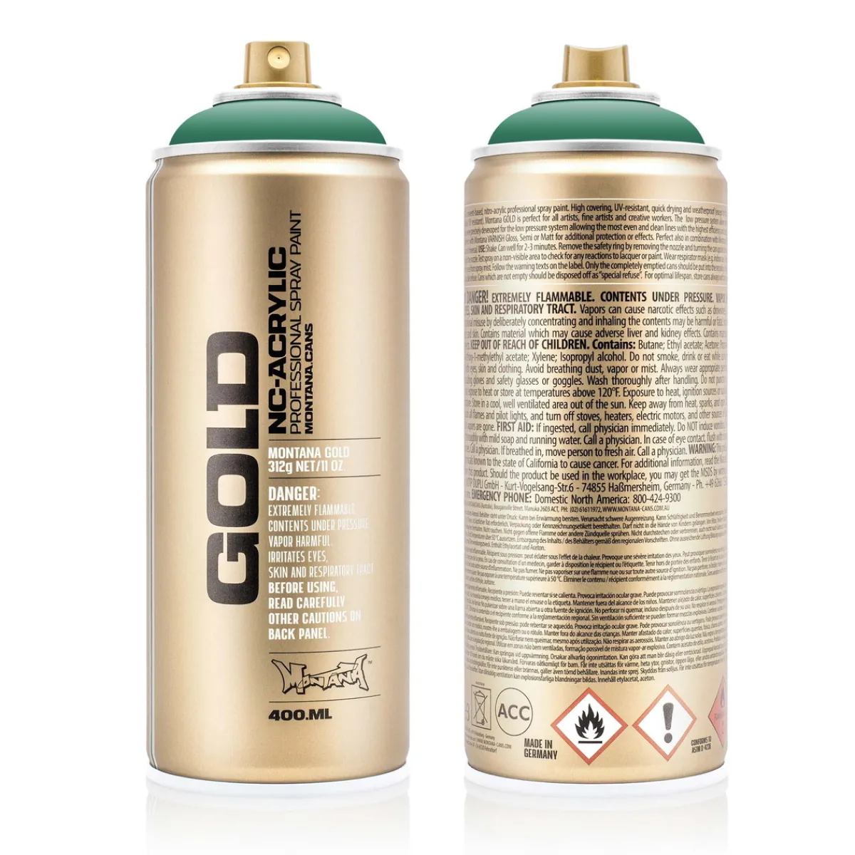 MONTANA Gold sprayfärg 400 ml - G6150 Malachite Dark