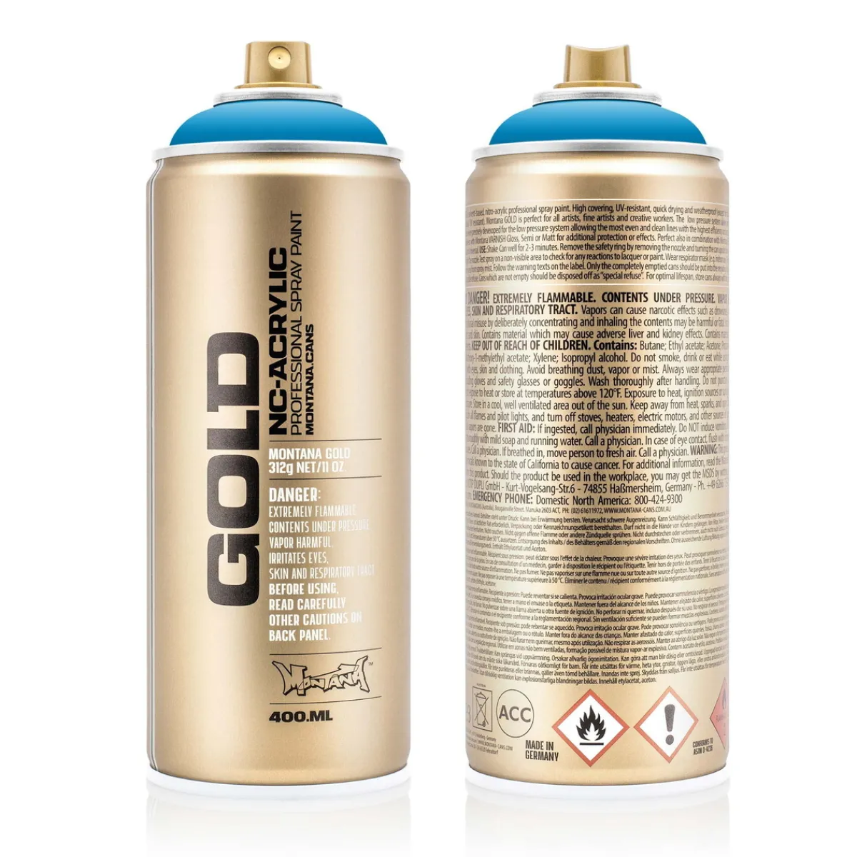 MONTANA Gold sprayfärg 400 ml - G5050 Sky Blue