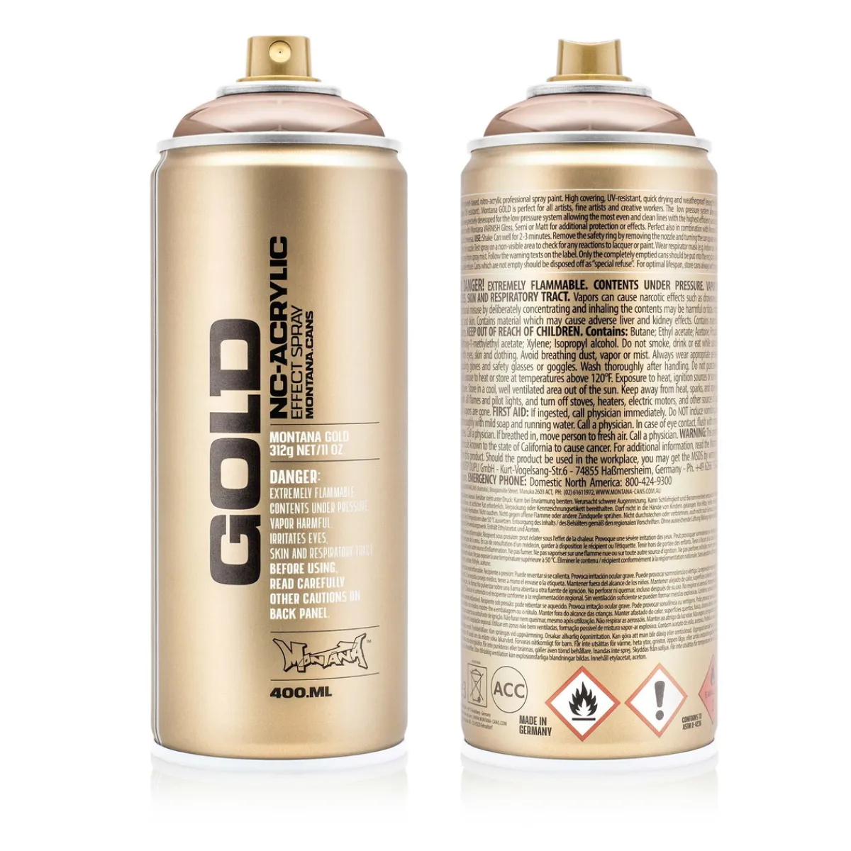MONTANA Gold sprayfärg 400 ml - M2000 Copperchrome | Sprayfärger