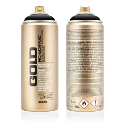 MONTANA Gold sprayfärg 400 ml - Shock 9000 Black