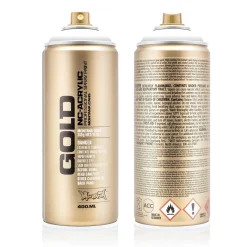 MONTANA Gold sprayfärg 400 ml - Shock 9120 White Pure