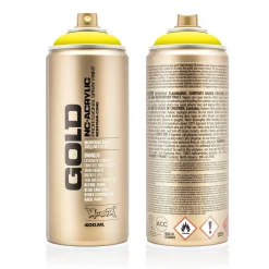 MONTANA Gold sprayfärg 400 ml - 1000 100% Yellow | Sprayfärger