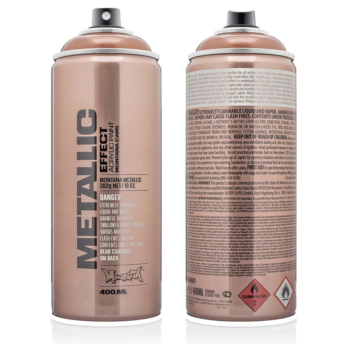 MONTANA Metallic sprayfärg 400 ml - Copper