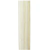 Panduro Hobby Mässingsrör, 30 cm längd. 9 st. i 3 olika tjocklekar Ø2, 3, 4 mm | Metalldekor