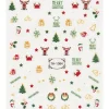 Panduro Hobby Nagelstickers jul & julmotiv och text. 1 ark nail stickers à 8,5×10 cm | Barn Ansikts- Och Nageldekor