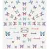 Panduro Hobby Nagelstickers pastellfärgade fjärilar & "butterfly". 1 ark à 8,5×10 cm | Barn Ansikts- Och Nageldekor