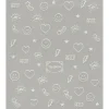 Panduro Hobby Nagelstickers självlysande, glow in the dark. 1 ark nail stickers à 8,5×10 cm | Barn Ansikts- Och Nageldekor
