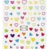 Panduro Hobby Nagelstickers söta hjärtan i olika färger. 1 ark nail stickers à 8,5×10 cm | Barn Ansikts- Och Nageldekor