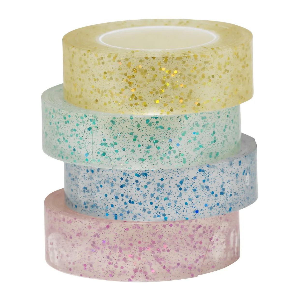 Panduro Hobby Nano Tape, 4×3 meter glittrig nanotejp, 2 cm bred – transparent och dubbelhäftande